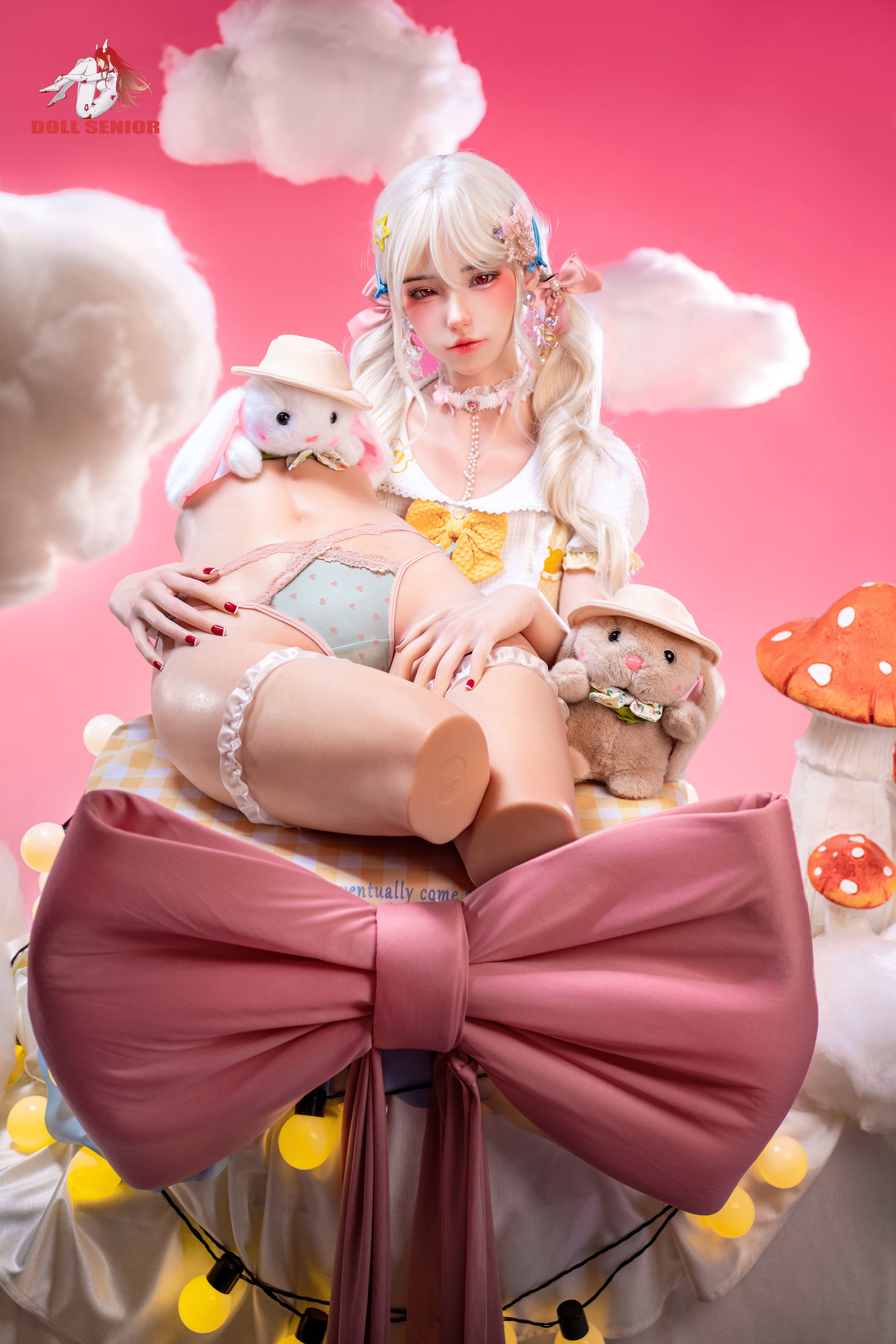 Doll Senior® 170cm ( 5.58' ) G Cup Real Skin Texture Version Silicone Sex Doll Linsha ROS Head Only