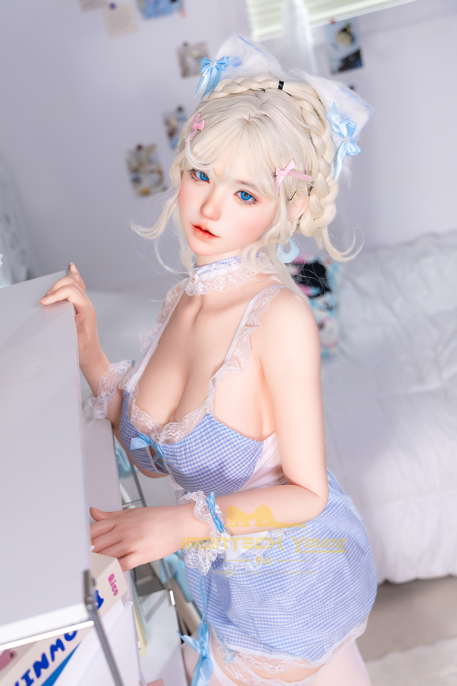 IRONTECH DOLL® 154CM (5.05') Young Series Silicone Sex Doll Zia, ROS Max Head N02