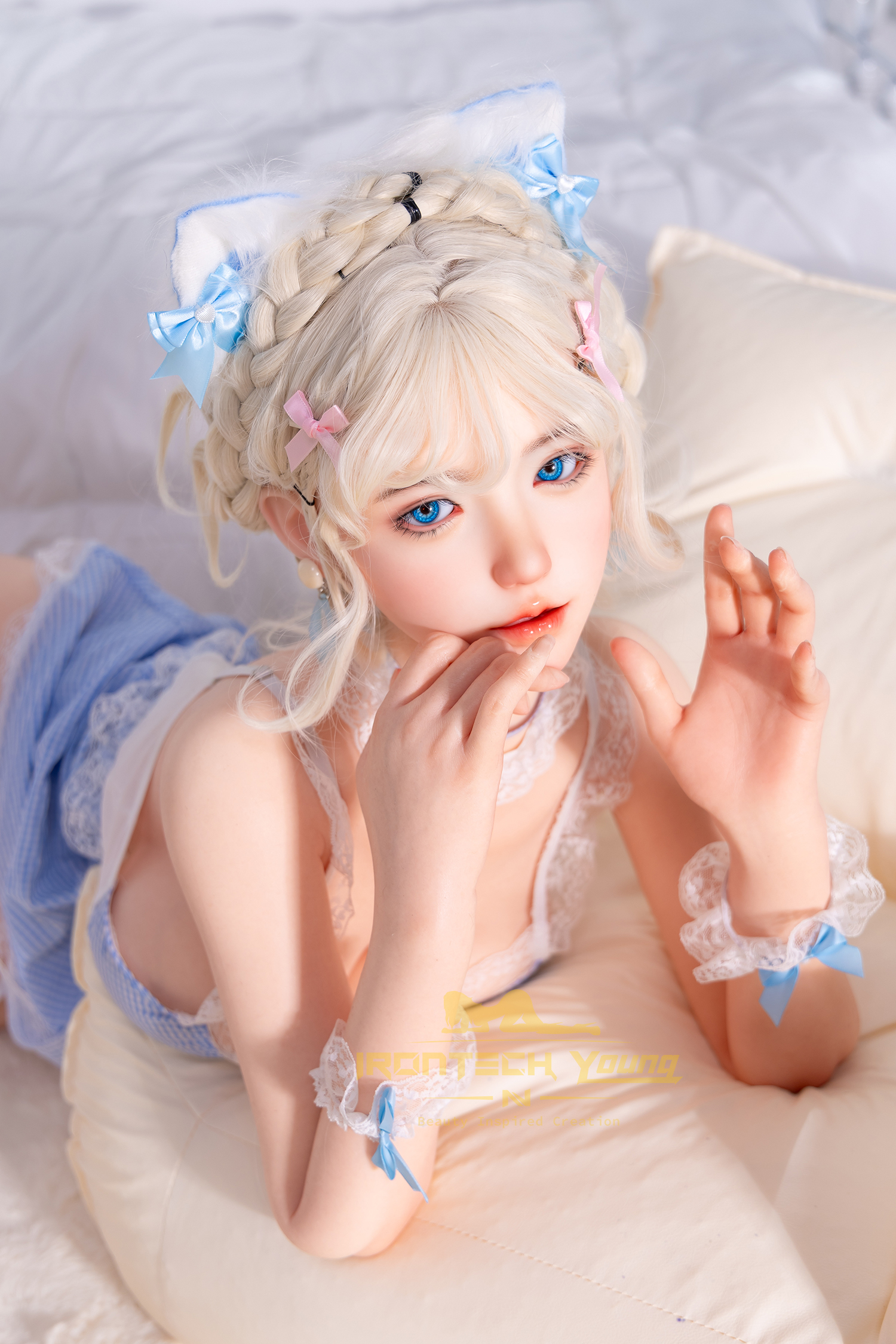 IRONTECH DOLL® 154CM (5.05') Young Series Silicone Sex Doll Zia, ROS Max Head N02