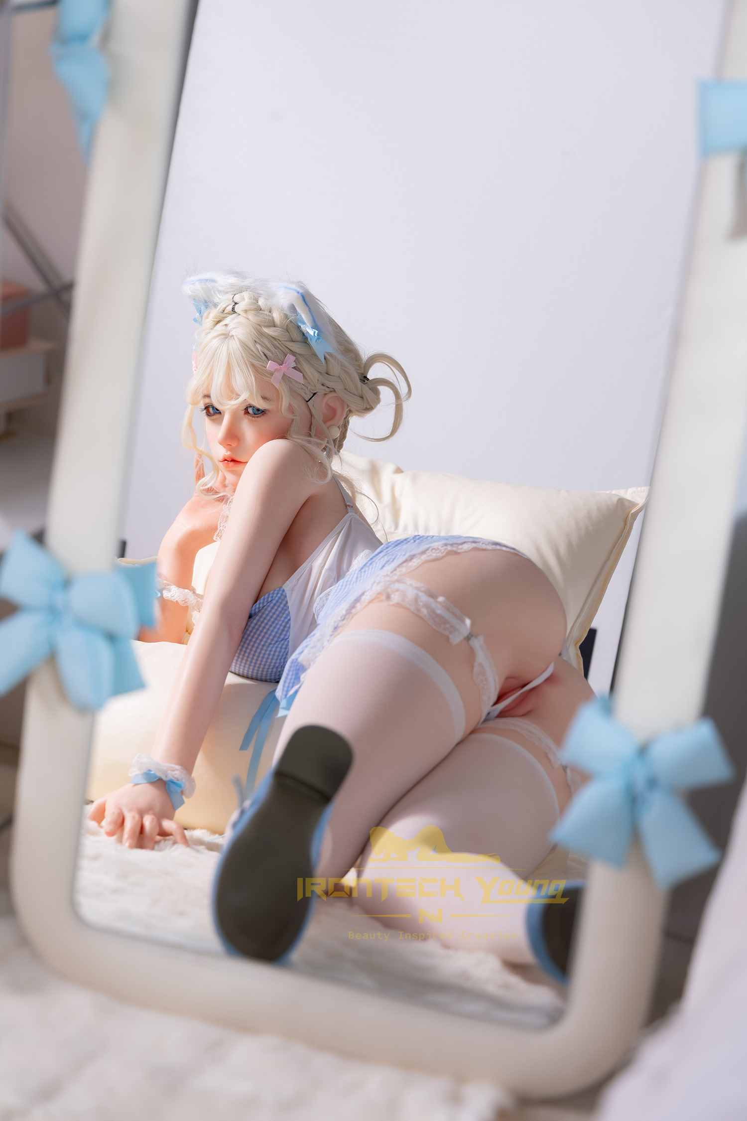 IRONTECH DOLL® 154CM (5.05') Young Series Silicone Sex Doll Zia, ROS Max Head N02