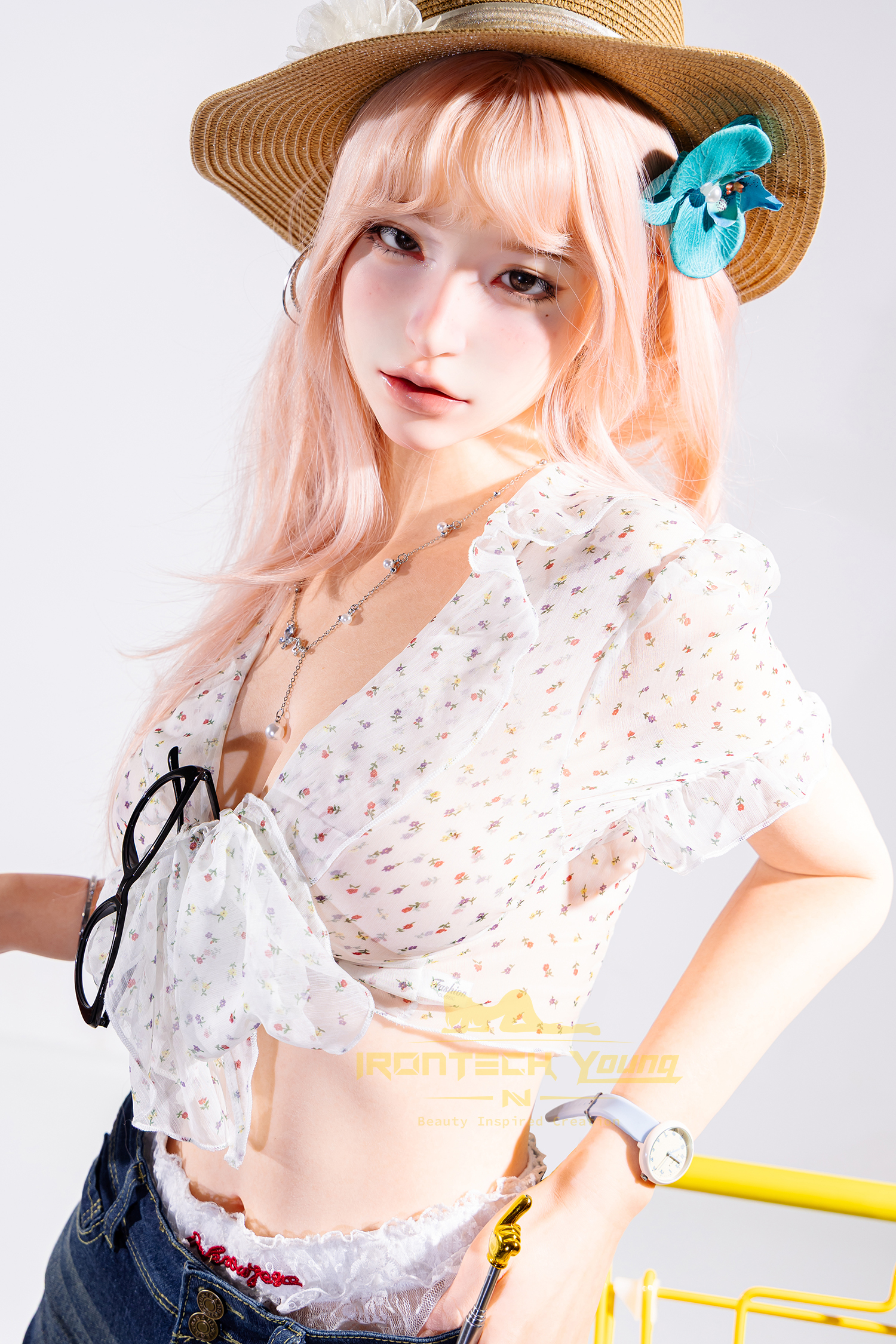 IRONTECH DOLL® 166cm (5'45) Young Series Silicone Sex Doll Mio, ROS Max Head N01