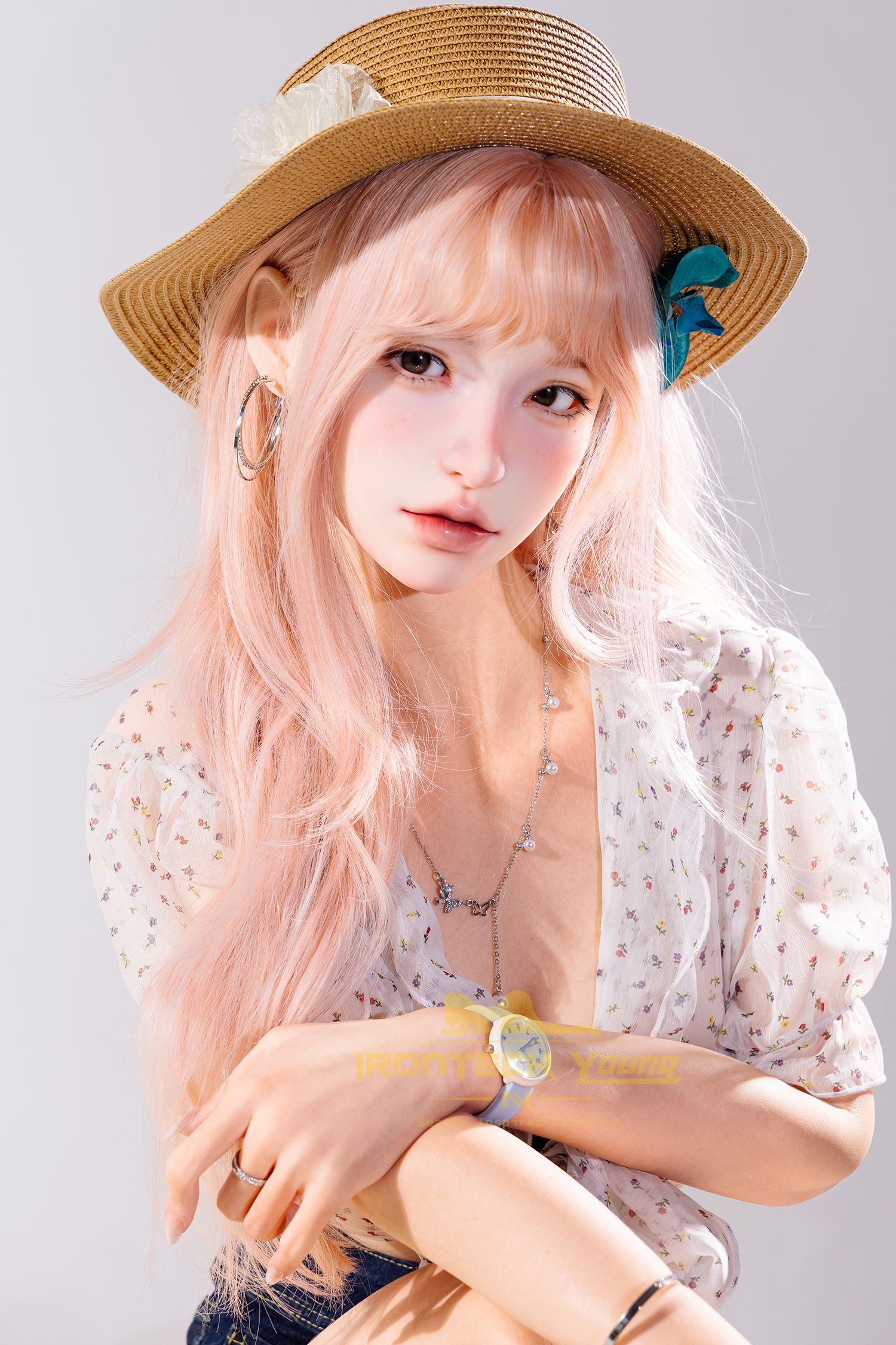 IRONTECH DOLL® 166cm (5'45) Young Series Silicone Sex Doll Mio, ROS Max Head N01