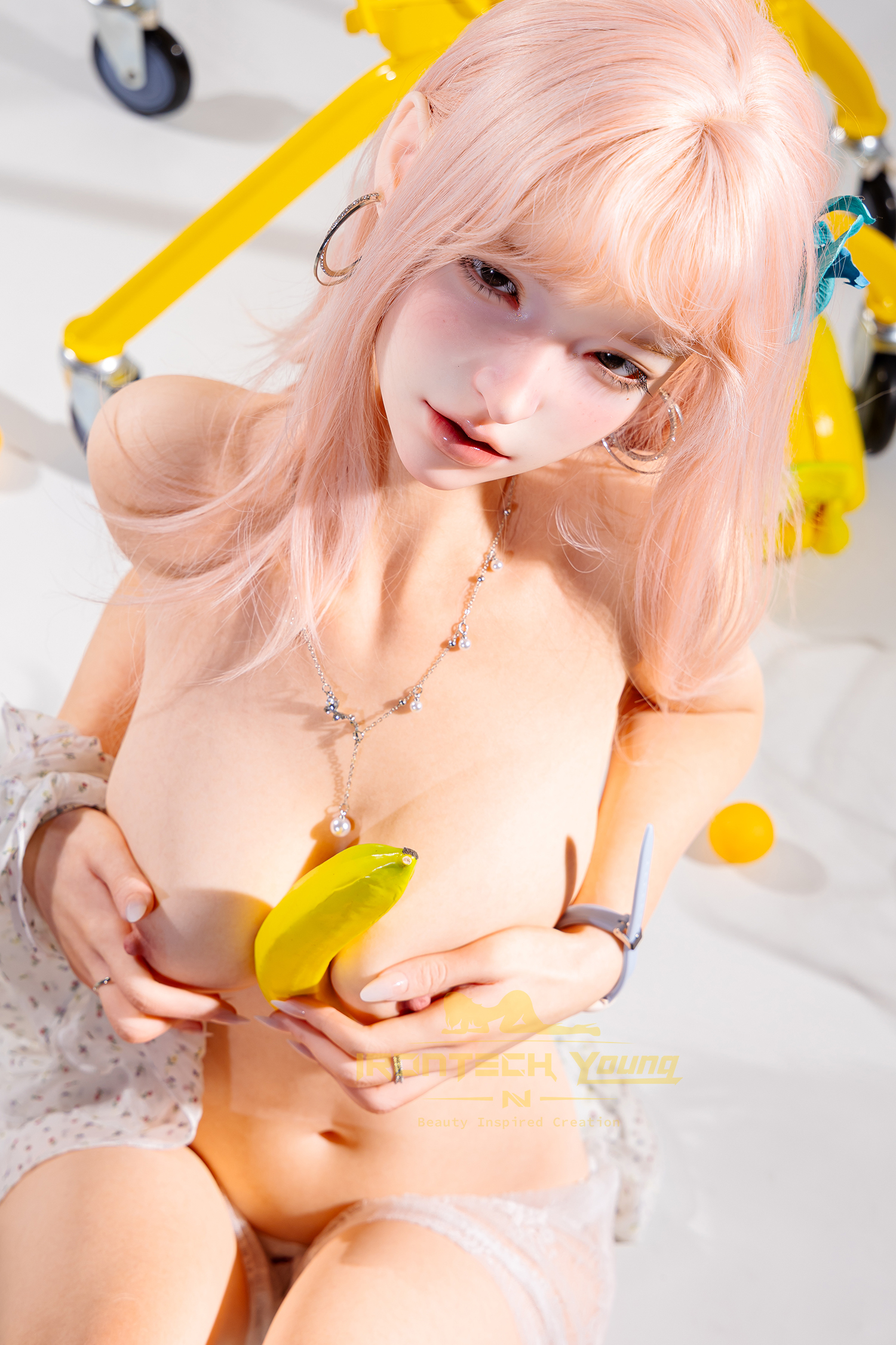 IRONTECH DOLL® 166cm (5'45) Young Series Silicone Sex Doll Mio, ROS Max Head N01