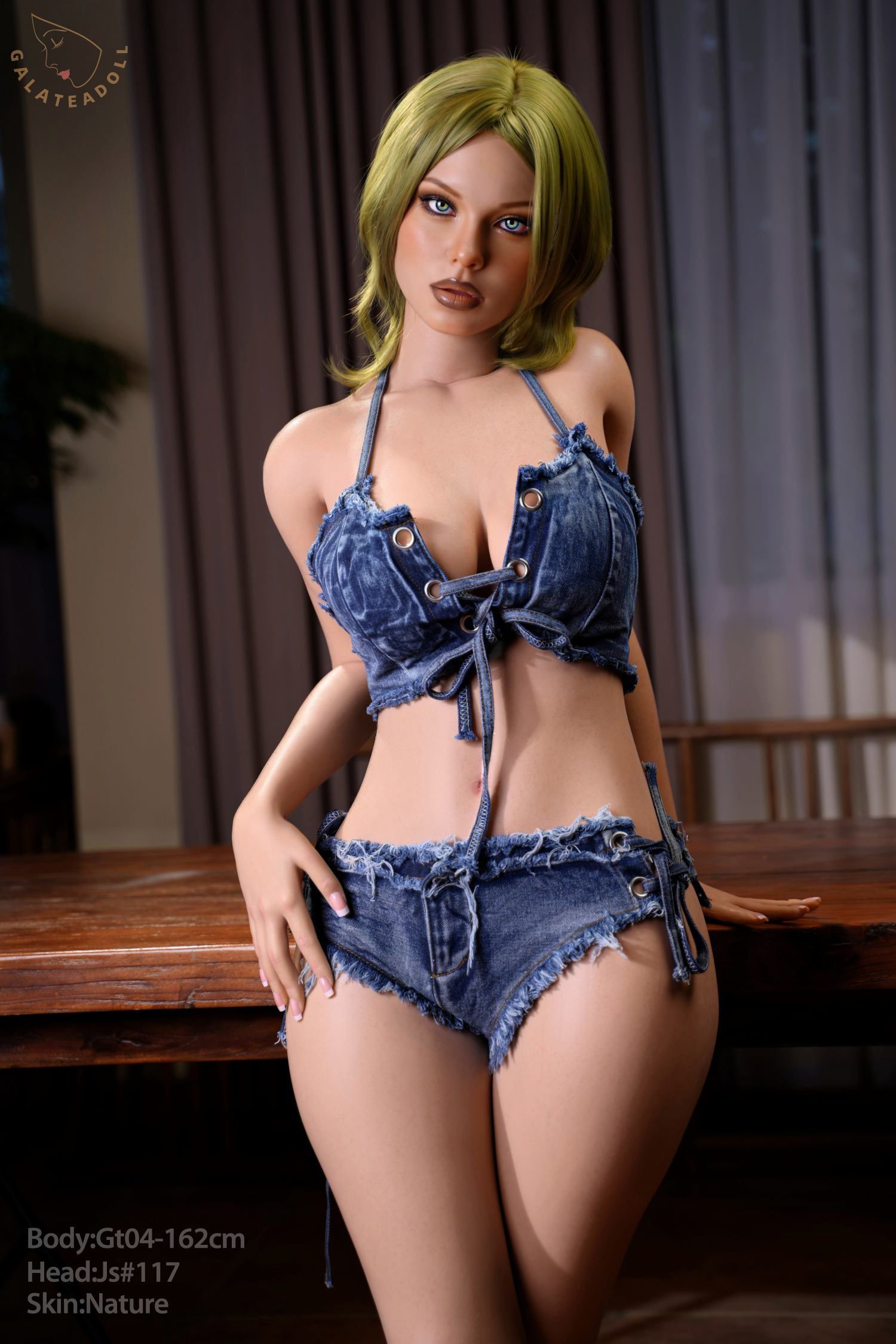 GALATEA DOLL® 162cm (5.31') GT04+JS117 (Nature) Silicone Sex Doll Sienna