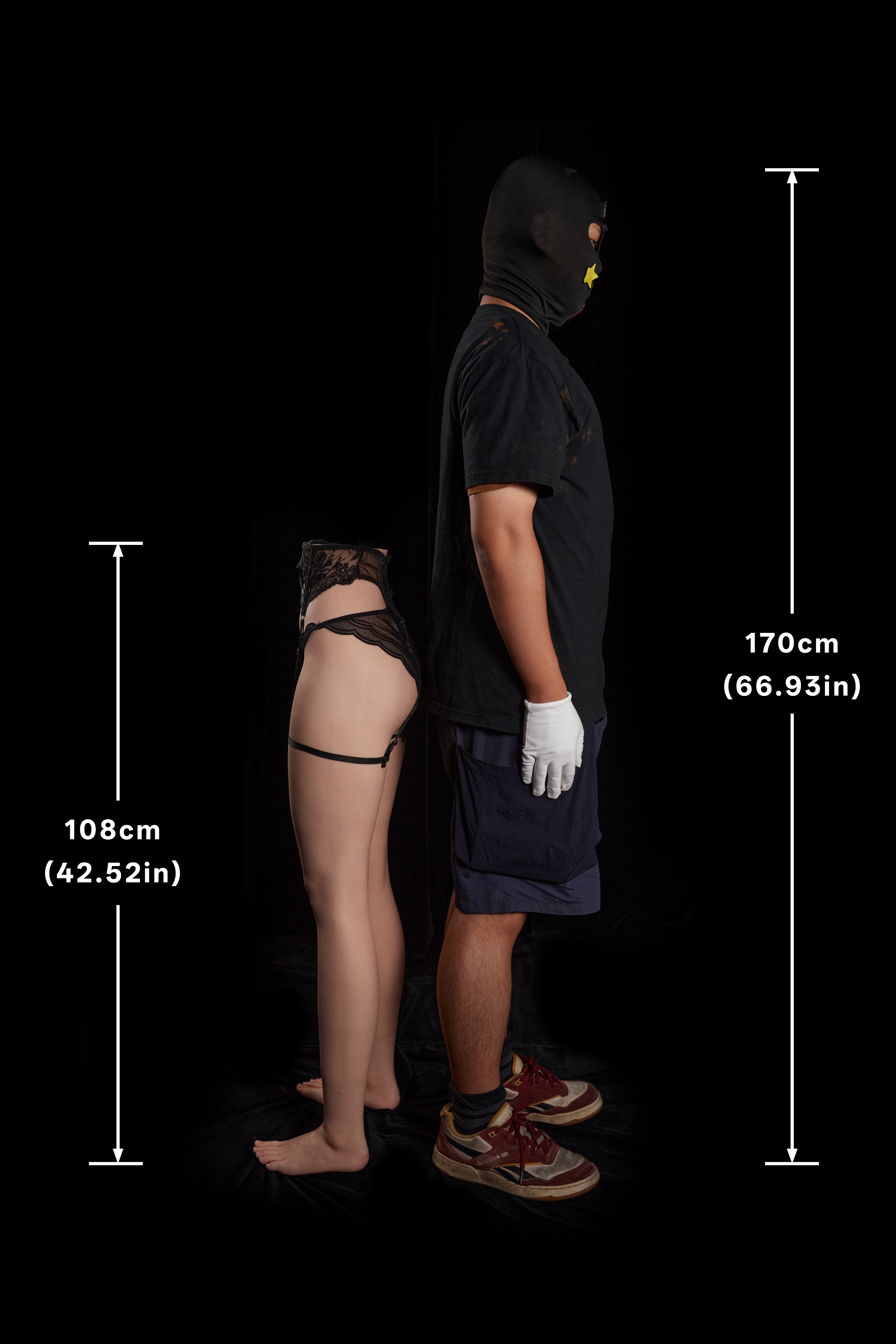 CLM®  108cm Climax Silicone Sex Doll Fat Leg For Men, PW-L108, CLM ULW Series
