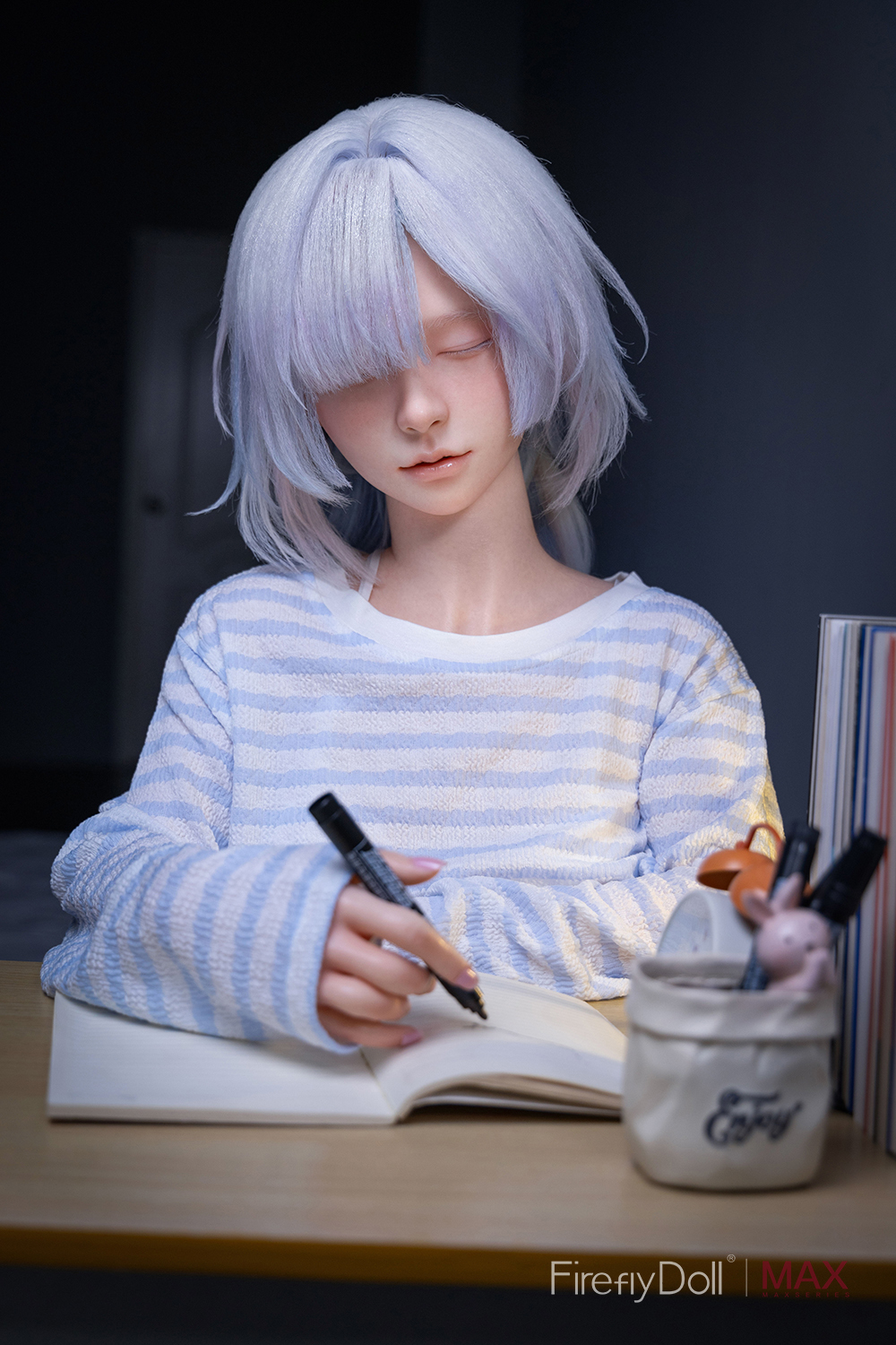 Firefly® 153cm (5.02') Max Real Skin Texture Eyes Closed Silicone Sex Doll LiuLi 1, ROS Available