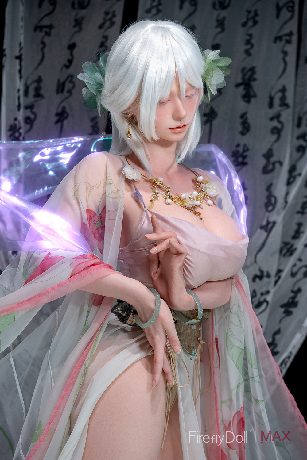 Firefly® 160cm (5.25') Max Real Skin Texture Eyes Closed Silicone Sex Doll LiuLi 5, ROS Available