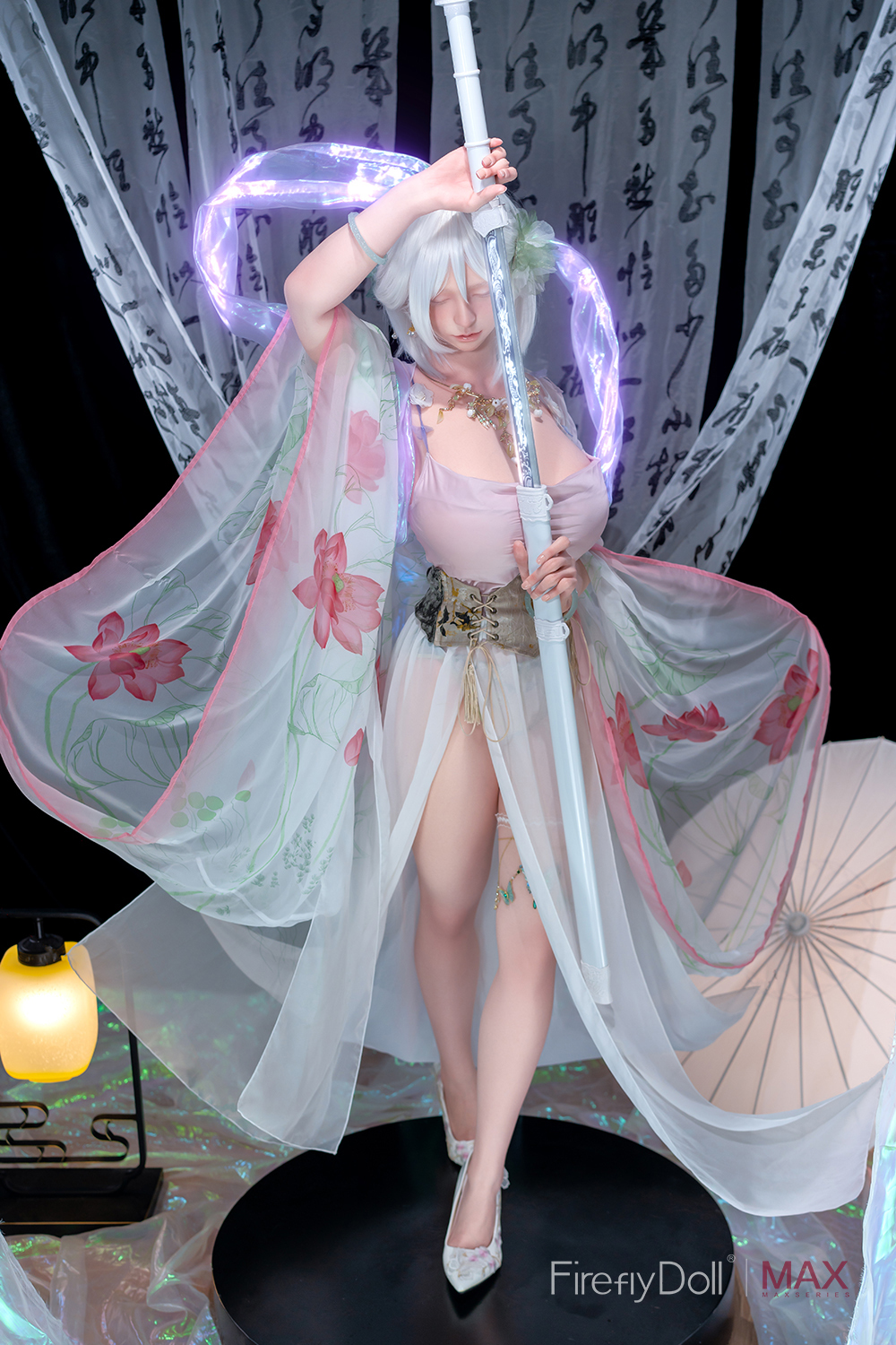 Firefly® 160cm (5.25') Max Real Skin Texture Eyes Closed Silicone Sex Doll LiuLi 5, ROS Available