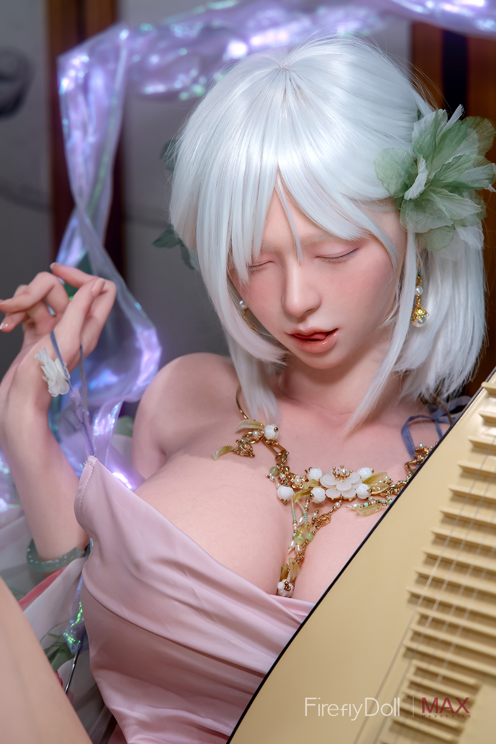 Firefly® 160cm (5.25') Max Real Skin Texture Eyes Closed Silicone Sex Doll LiuLi 5, ROS Available