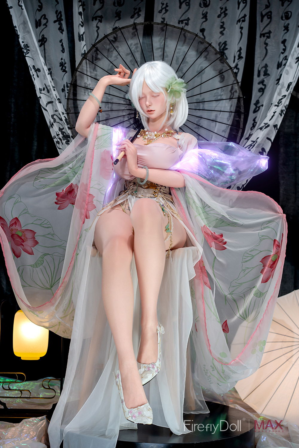 Firefly® 160cm (5.25') Max Real Skin Texture Eyes Closed Silicone Sex Doll LiuLi 5, ROS Available
