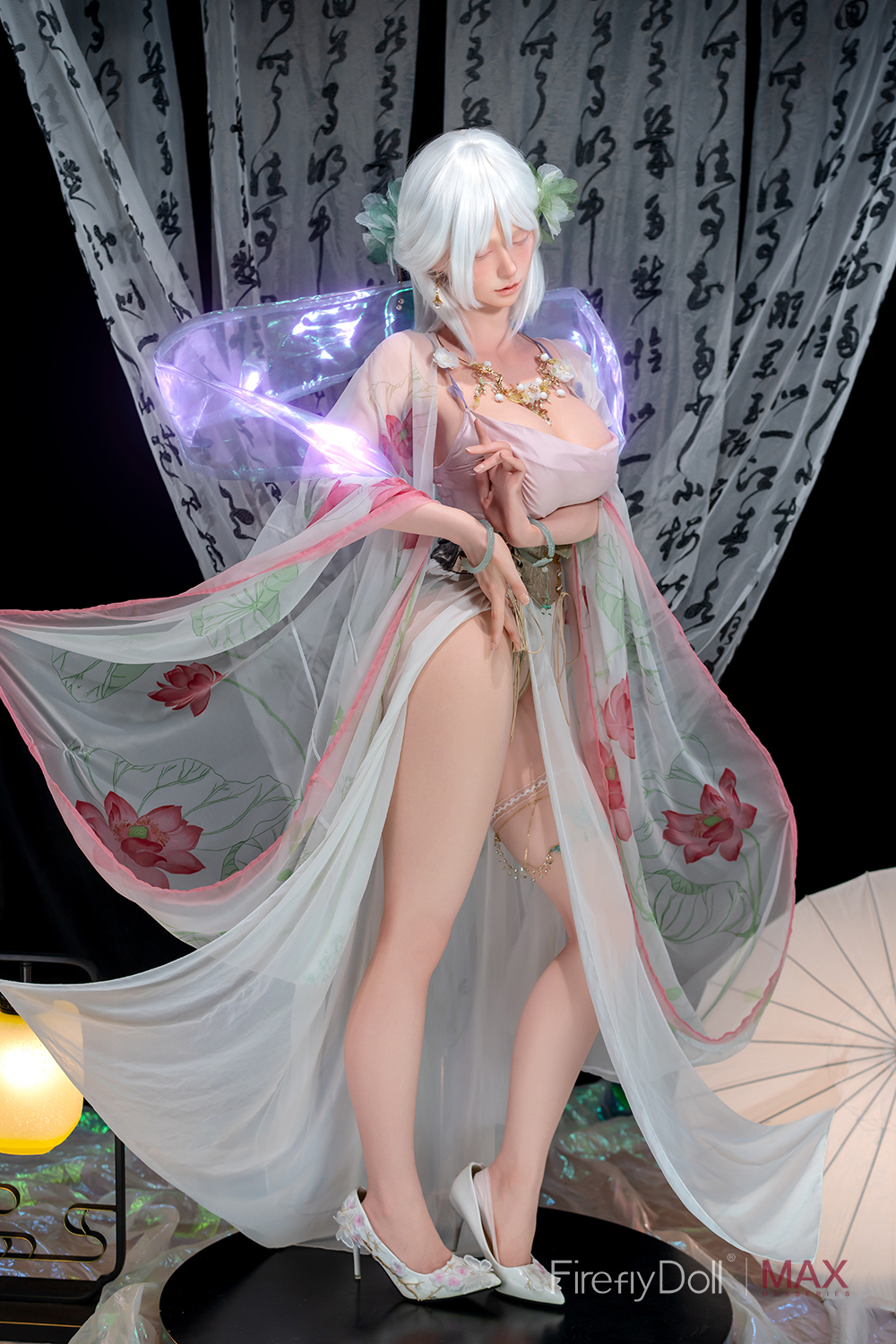 Firefly® 160cm (5.25') Max Real Skin Texture Eyes Closed Silicone Sex Doll LiuLi 5, ROS Available