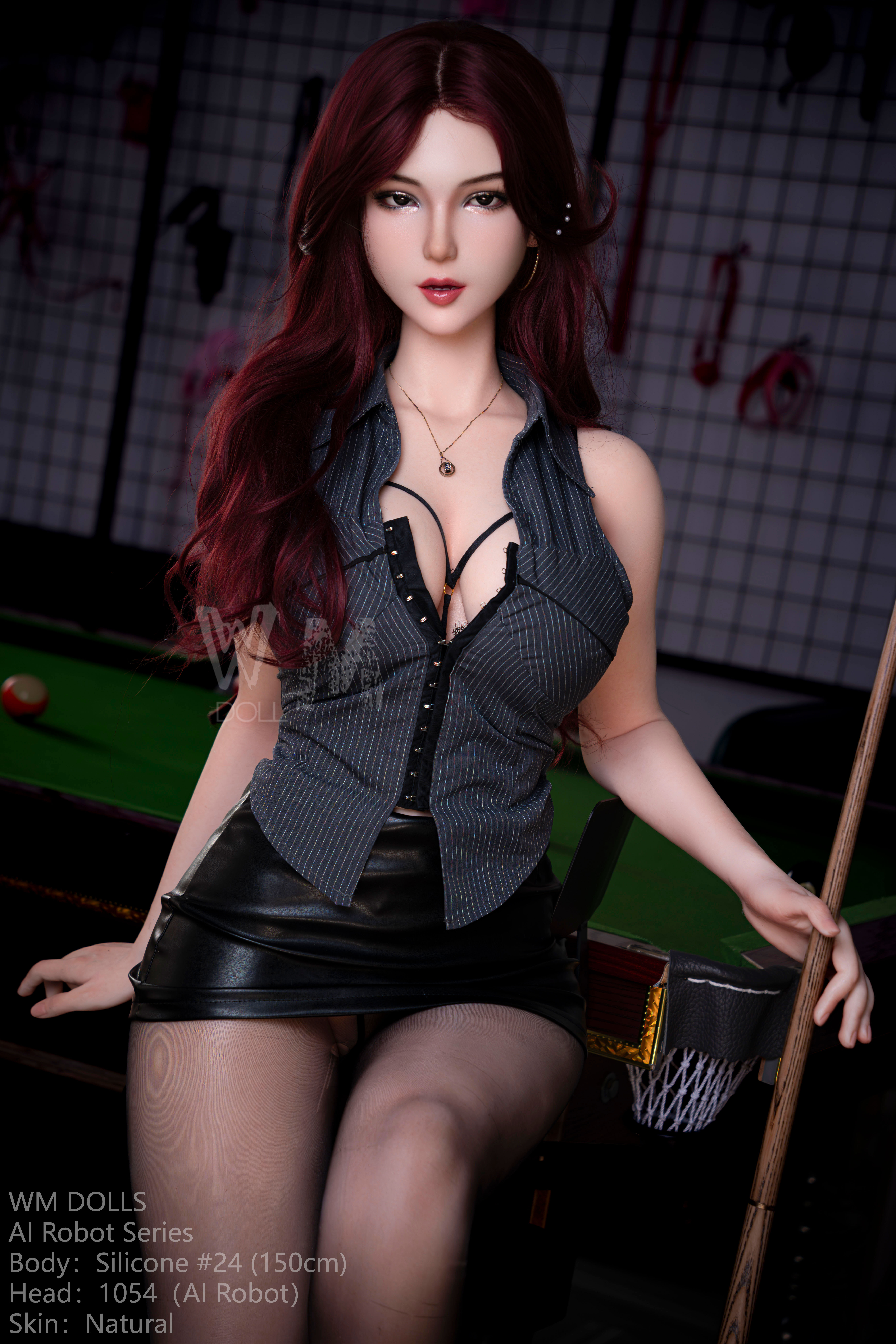WM Dolls® 150cm (4.92') E-Cup Sex Doll, AI Head #1054, AI Robot Series