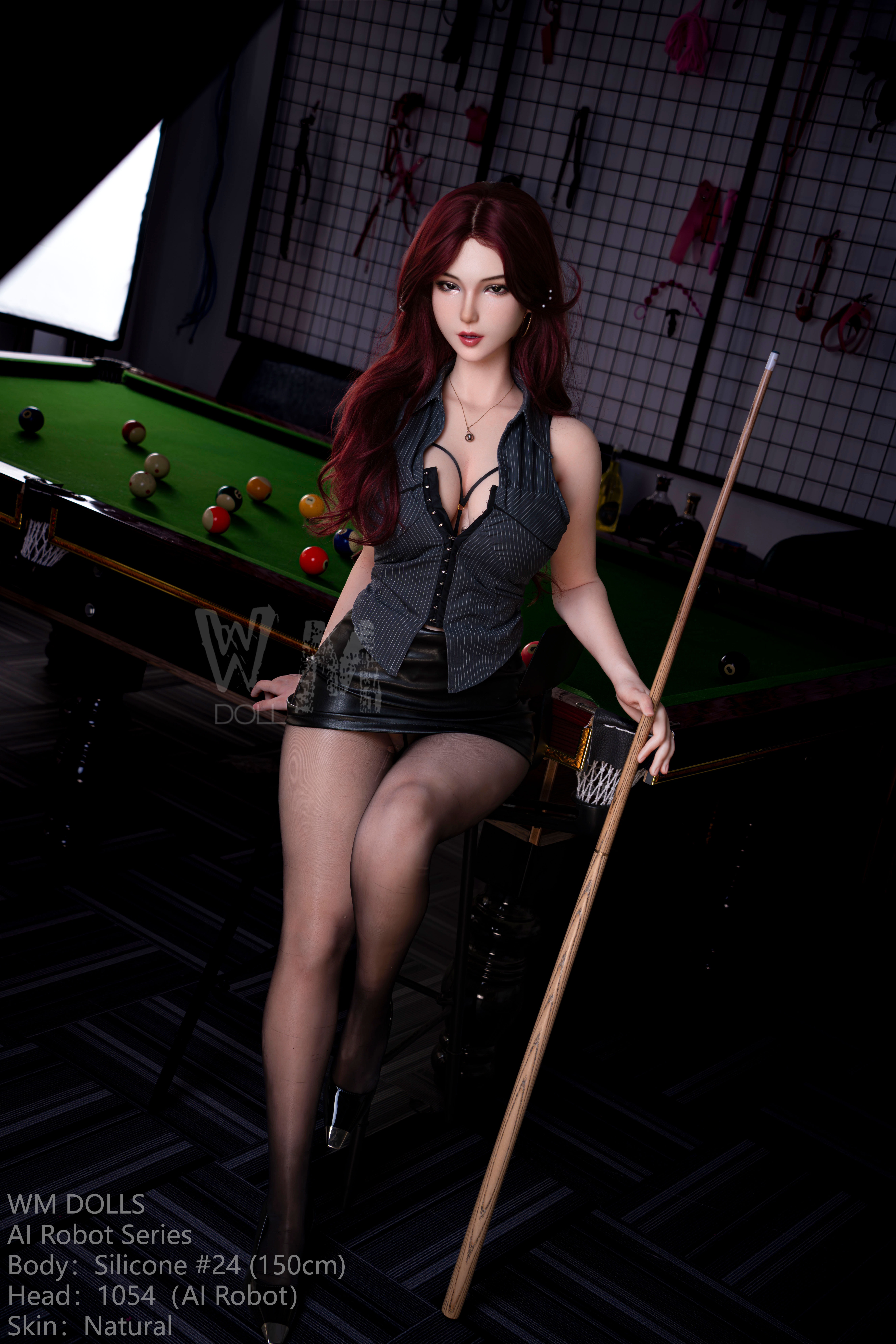 WM Dolls® 150cm (4.92') E-Cup Sex Doll, AI Head #1054, AI Robot Series