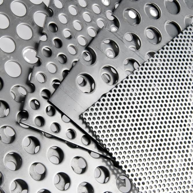 Stainless steel perforated plate