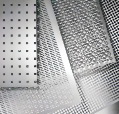 Stainless steel perforated plate