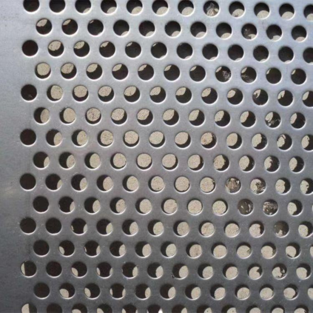 Stainless steel perforated plate