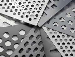Stainless steel perforated plate