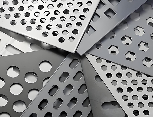 Stainless steel perforated plate
