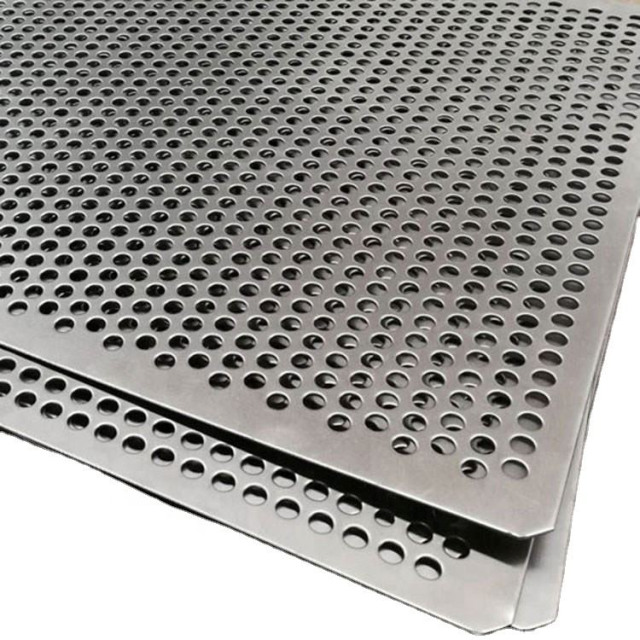 Stainless steel perforated plate