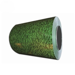 Silicone modified polyester color coating