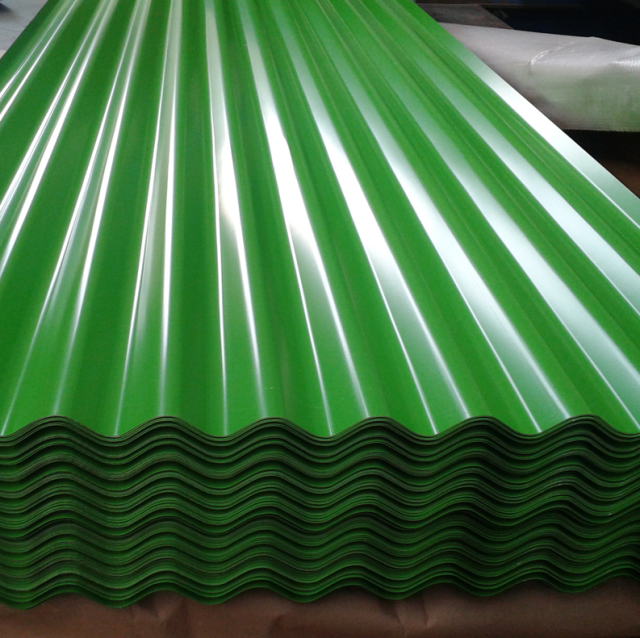 Coloured roof plate