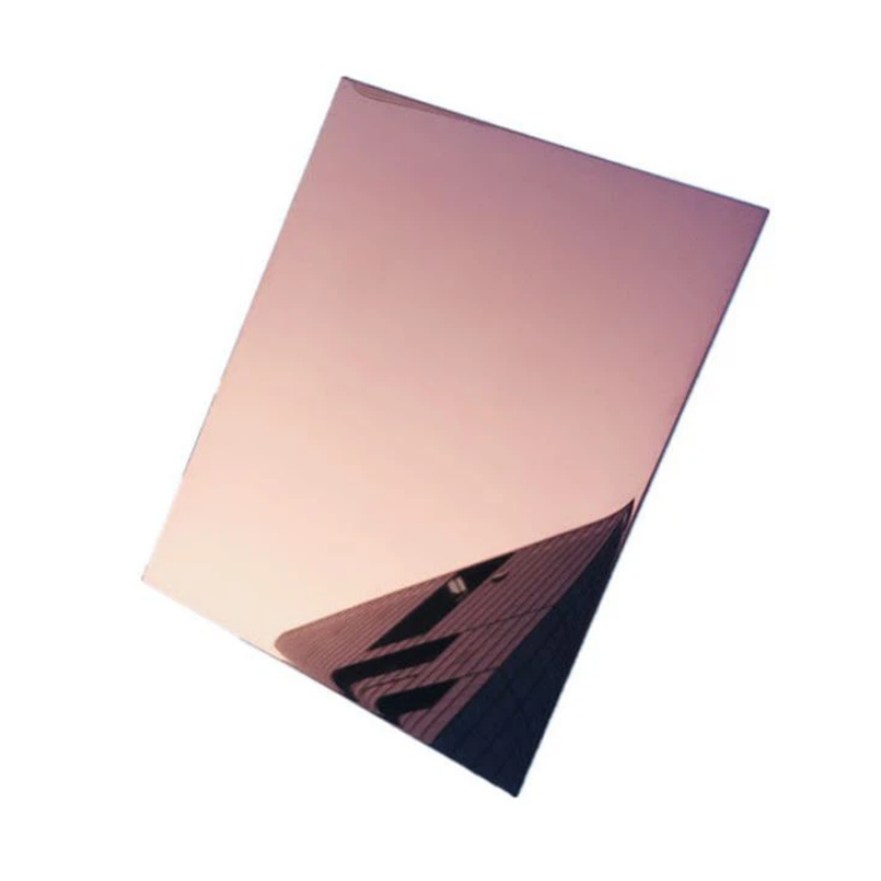 SS304 Stainless Steel Sheet Brushed Gold champagne Colored