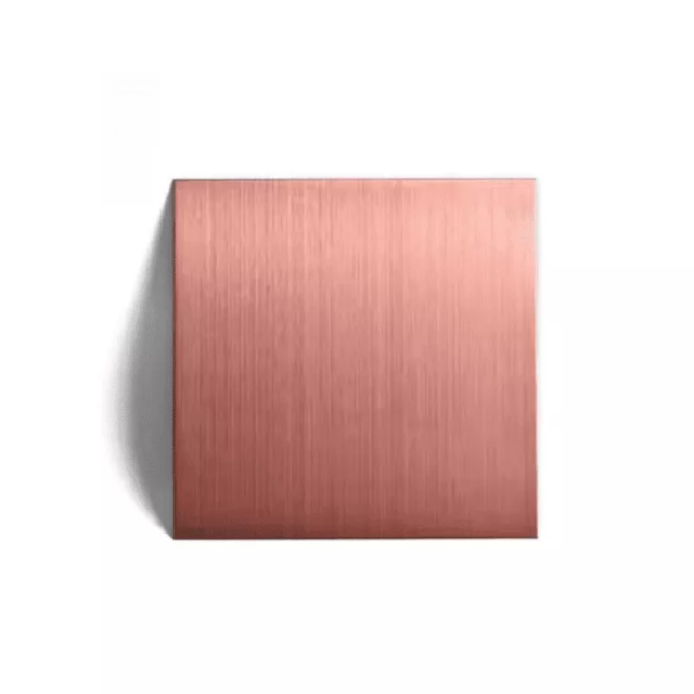 Custom 201 304 Material Gold Mirror Colored Stainless Steel Sheet