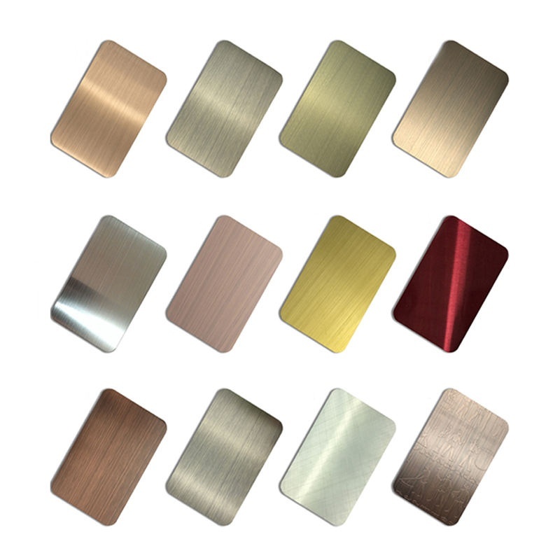 201 304 Colored stainless steel sheet