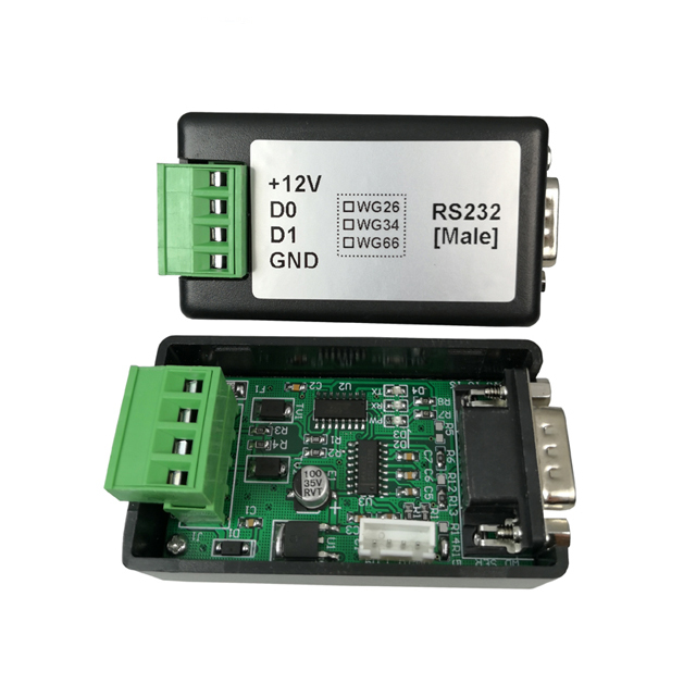 Wiegand to RS232 converter（DB9 Male connector)