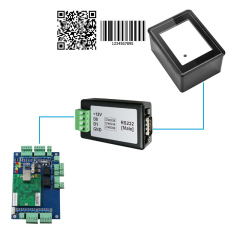 Wiegand to RS232 converter（DB9 Male connector)