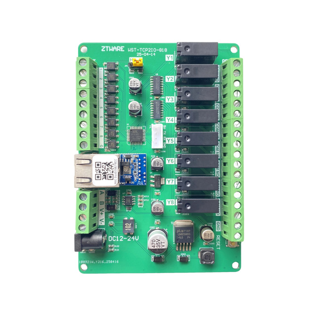 Ethernet 8 Channel Relay IO module