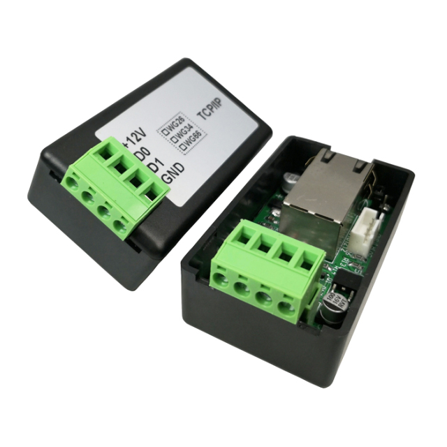 1CH wiegand to TCP/IP converter