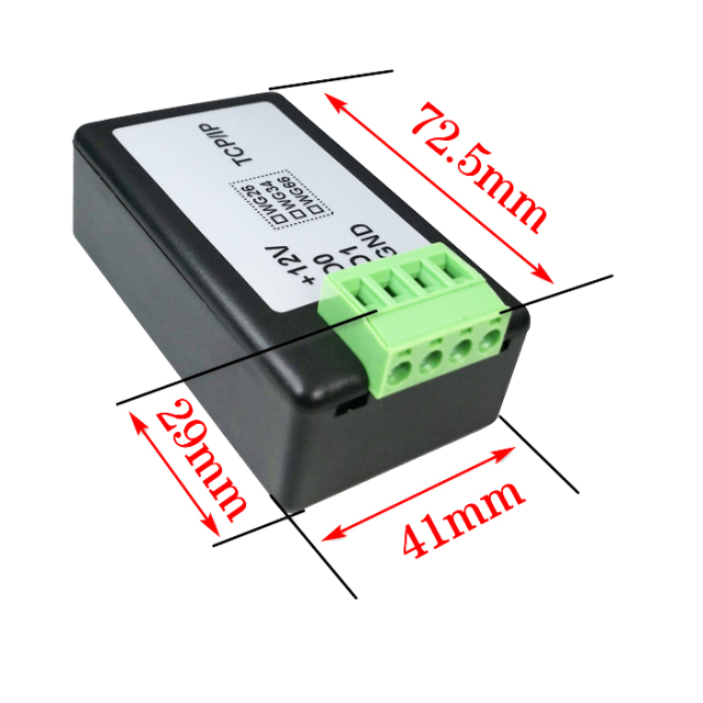 1CH wiegand to TCP/IP converter