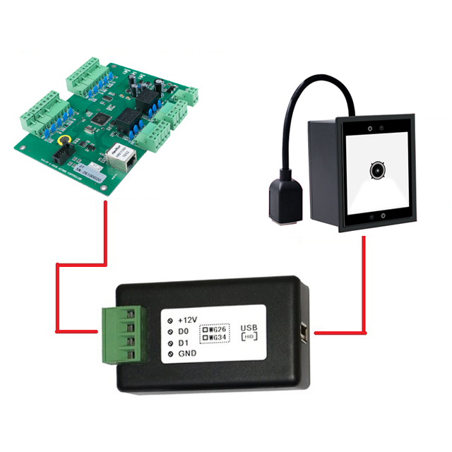 USB(HID) to Wiegand converter