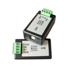 Wiegand to USB Virtual COM Port converter