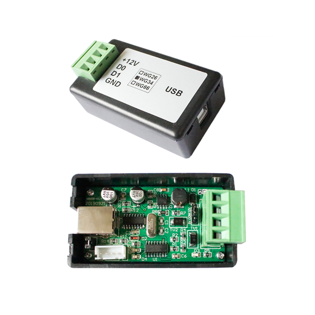 Wiegand to USB Virtual COM Port converter