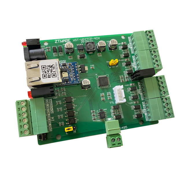 4CH wiegand to TCP/IP converter