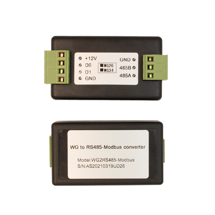 Wiegand to RS485 Modbus converter