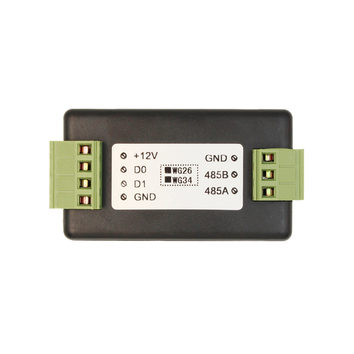 Wiegand to RS485 Modbus converter