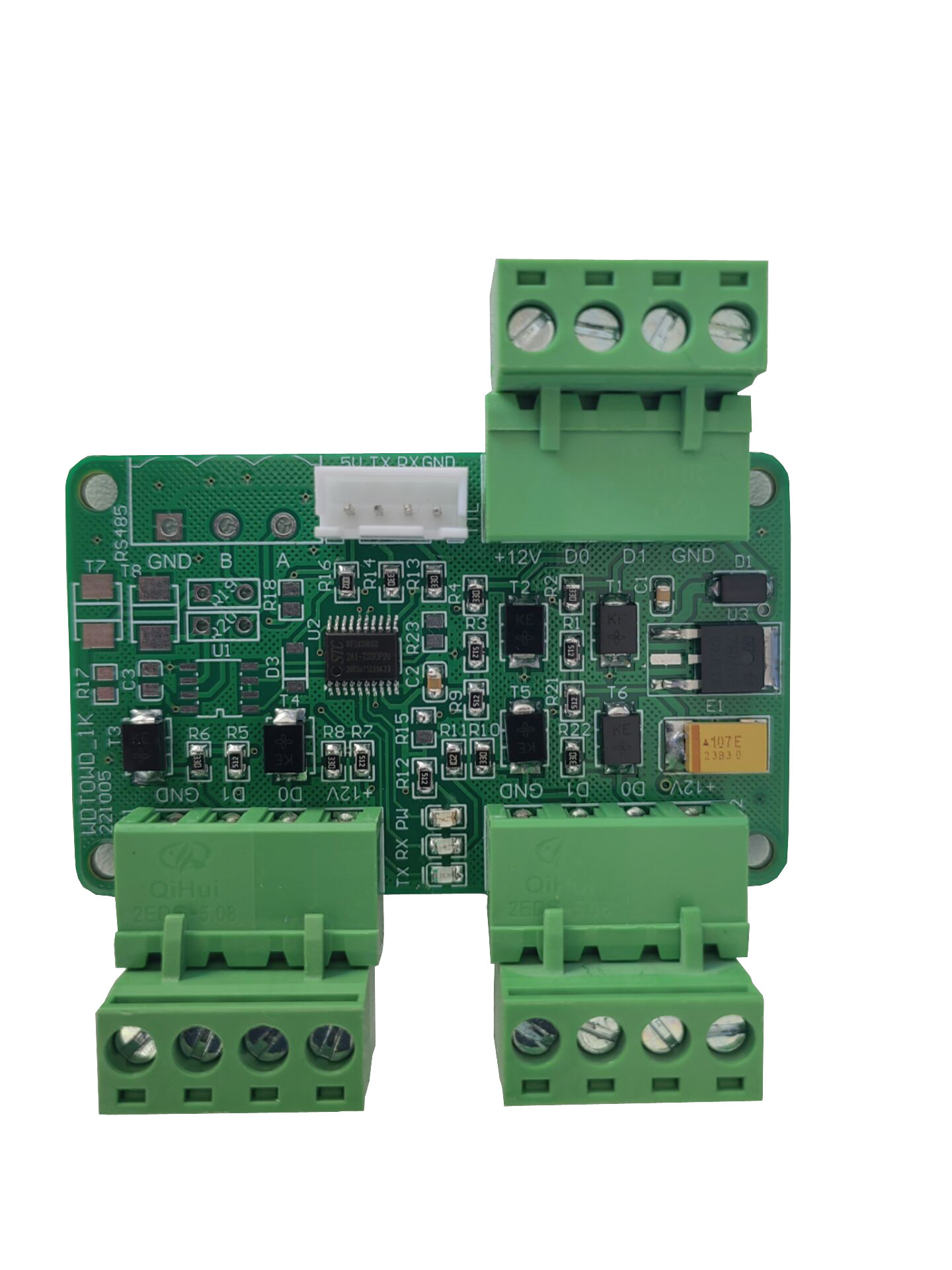 Wiegand to Wiegand converter（2CH wiegand input to 1 CH wiegand output)