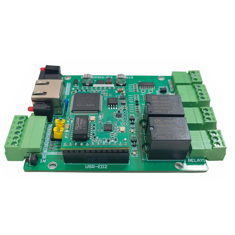 Ethernet 2CH Relay RS232&RS485 IO module