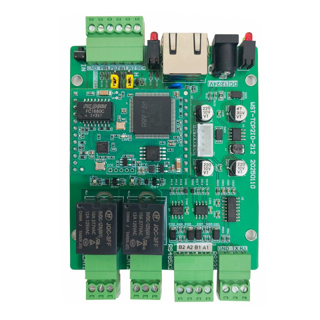 Ethernet 2CH Relay RS232&RS485 IO module