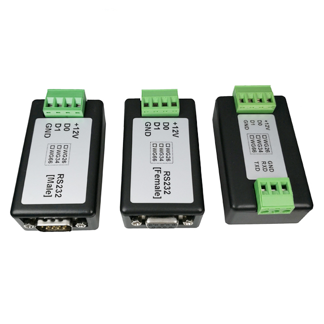 Wiegand to RS232 Terminal(GND,RXD,TXD) connector
