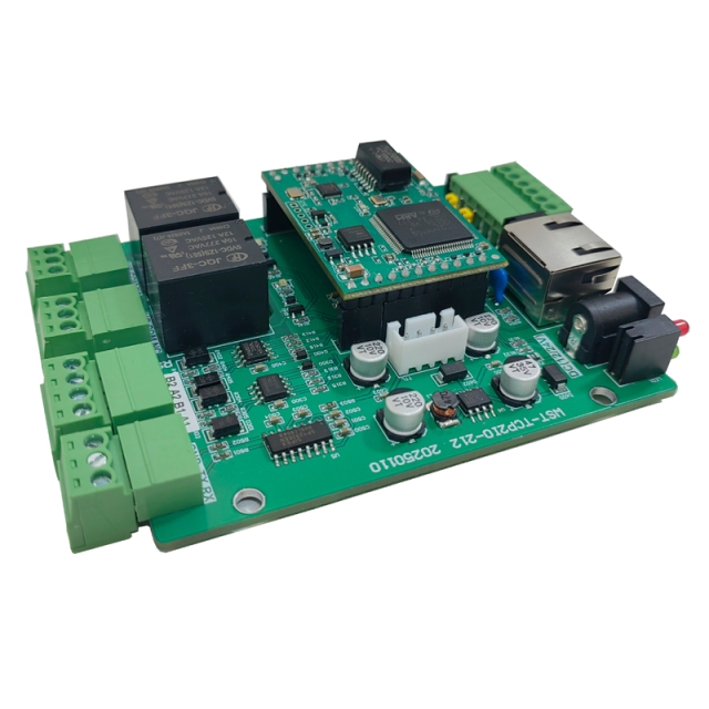 Ethernet 2CH Relay RS232&RS485 IO module