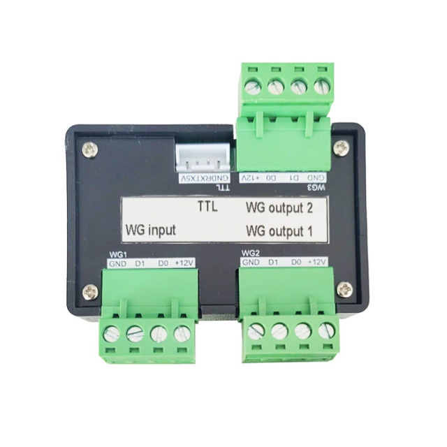 Wiegand to Wiegand converter（1CH wiegand input to 2 CH wiegand output)