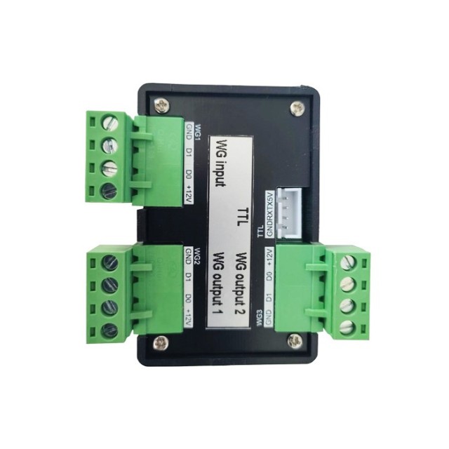 Wiegand to Wiegand converter（1CH wiegand input to 2 CH wiegand output)