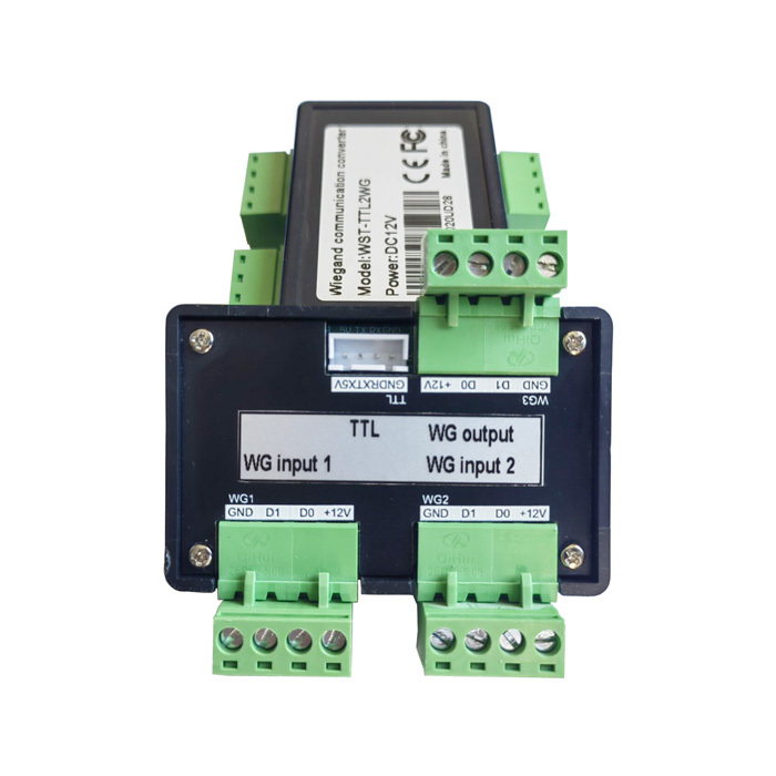 Wiegand to Wiegand converter（2CH wiegand input to 1 CH wiegand output)