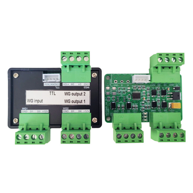 Wiegand to Wiegand converter（1CH wiegand input to 2 CH wiegand output)