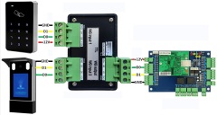 韦根转韦根转换器（2 通道韦根输入转 1 通道韦根输出）