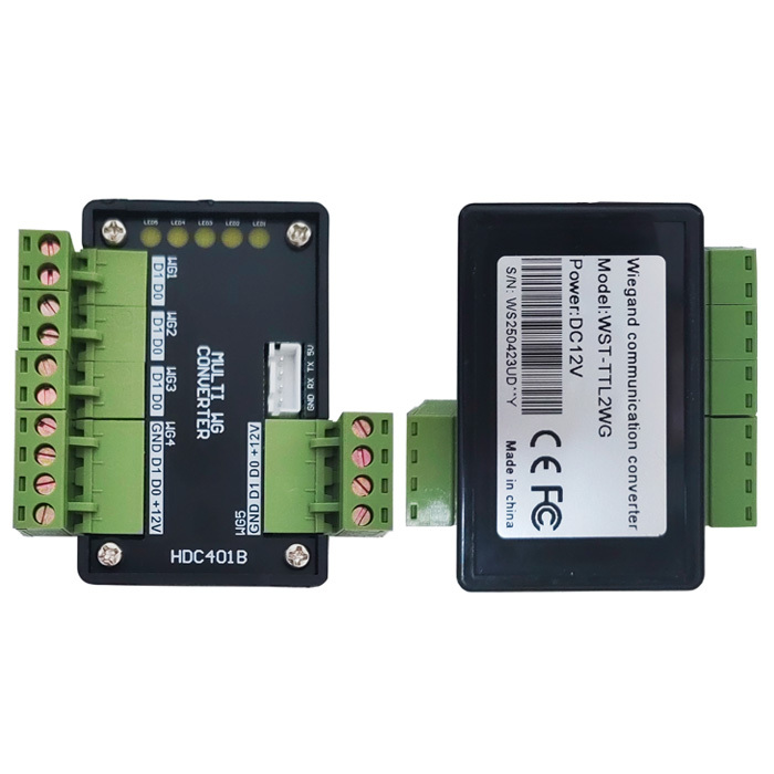 4 CH Wiegand to Wiegand converter（4CH wiegand input to 1 CH wiegand output)